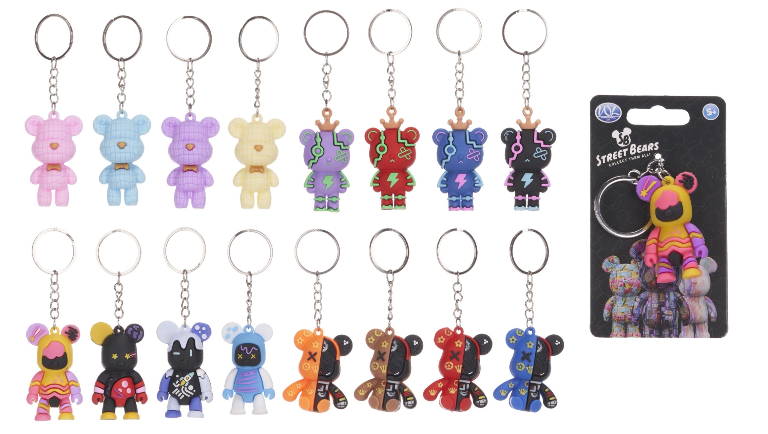 STREET BEARS Portachiavi Orsetti 3D 16ass…x288